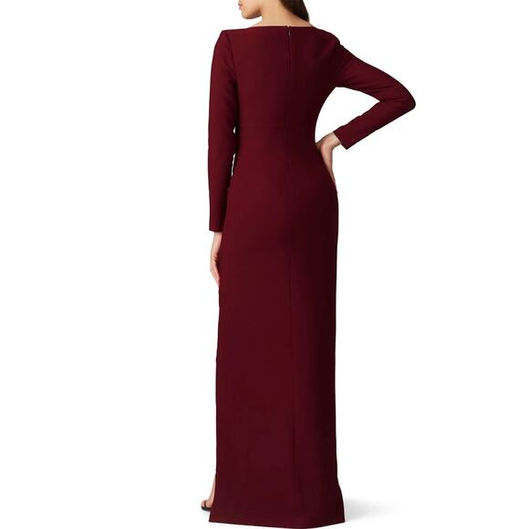 LIKELY Rhubarb Leandra Gown in Maroon EUC Size 14 - Picture 4 of 7